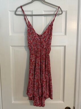 Floral Spaghetti Strap Mini Dress